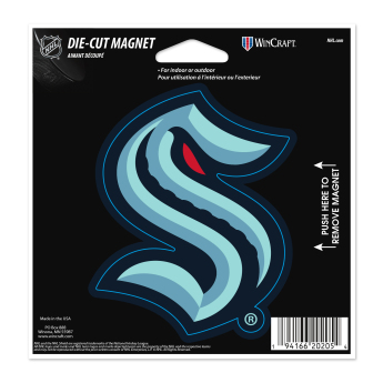 Seattle Kraken magneska Die Cut
