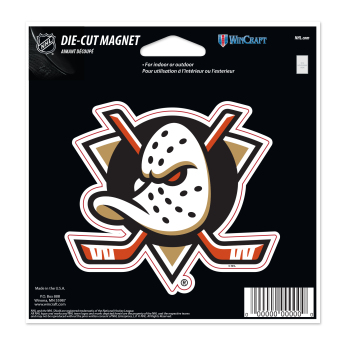 Anaheim Ducks magneska Die Cut