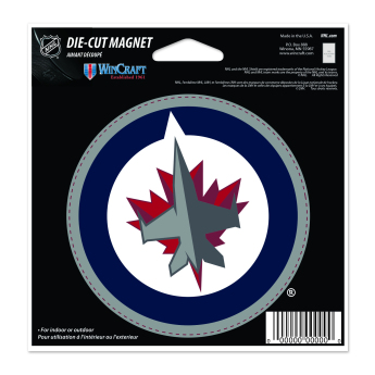 Winnipeg Jets magneska Die Cut