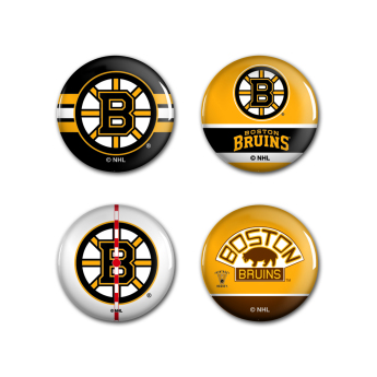Boston Bruins przypinka Button 4 Pack