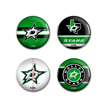 Dallas Stars przypinka Button 4 Pack