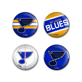 St. Louis Blues przypinka Button 4 Pack