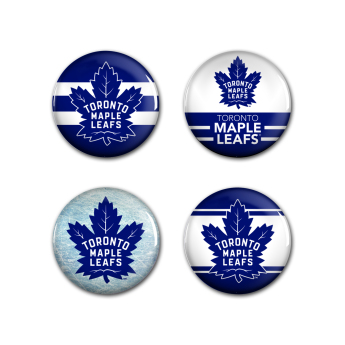 Toronto Maple Leafs przypinka Button 4 Pack