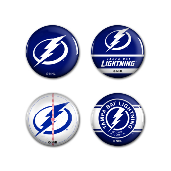 Tampa Bay Lightning przypinka Button 4 Pack