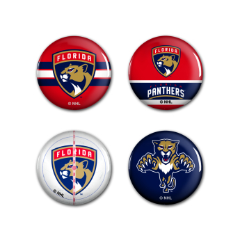 Florida Panthers przypinka Button 4 Pack