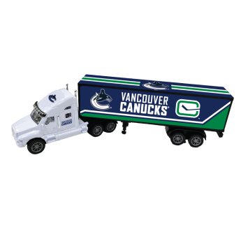 Vancouver Canucks ciężarówka 18-Wheeler Big Rig Truck White