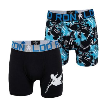 Cristiano Ronaldo bokserki chłopięce 2pack CR7 black