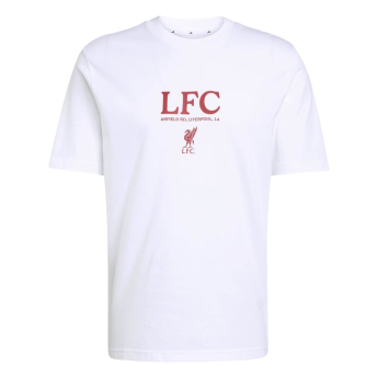 Liverpool koszulka męska Graphic white