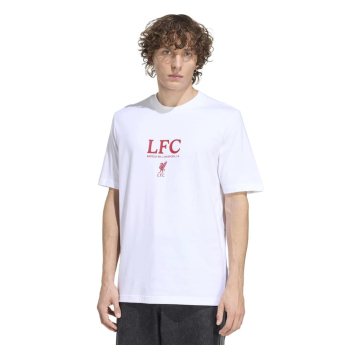 Liverpool koszulka męska Graphic white