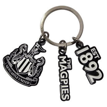 Newcastle United brelok do kluczy 3 Charm