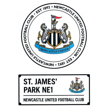 Newcastle United naklejki A4 Car Decal
