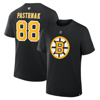 Boston Bruins koszulka dziecięca David Pastrňák Flat Alt.Captains N&N Tee