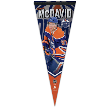 Edmonton Oilers flaga Connor McDavid Premium Pennant