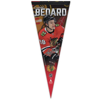 Chicago Blackhawks flaga Connor Bedard Premium Pennant