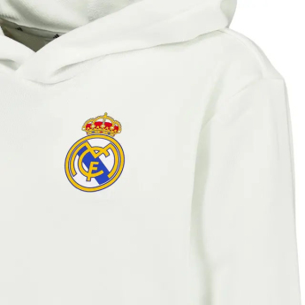 Real Madryt dziecięca bluza z kapturem Marvel white