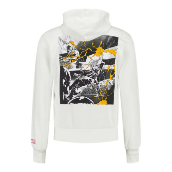 Real Madryt męska bluza z kapturem Marvel white