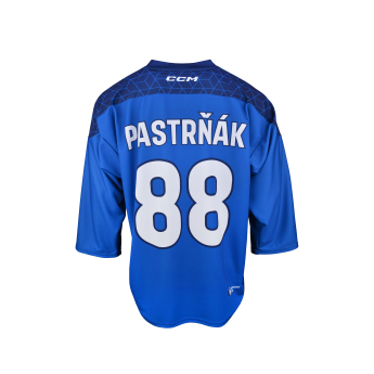 Reprezentacje hokejowe hokejowa koszulka meczowa Czech republic David Pastrňák 2025/2026 CCM Fandres replica blue