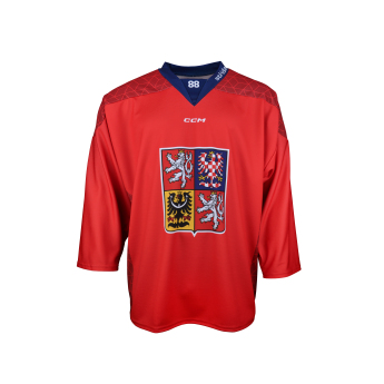Reprezentacje hokejowe hokejowa koszulka meczowa Czech republic David Pastrňák 2025/2026 CCM Fandres replica red