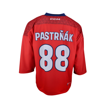 Reprezentacje hokejowe hokejowa koszulka meczowa Czech republic David Pastrňák 2025/2026 CCM Fandres replica red