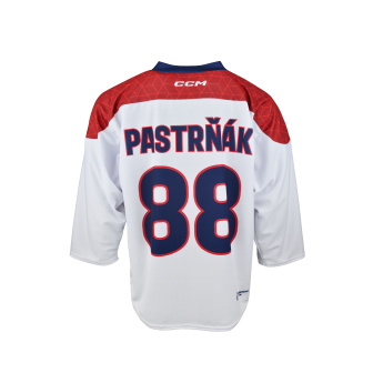 Reprezentacje hokejowe hokejowa koszulka meczowa Czech republic David Pastrňák 2025/2026 CCM Fandres replica white