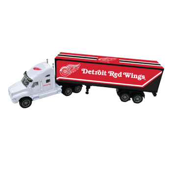 Detroit Red Wings ciężarówka 18-Wheeler Big Rig Truck White