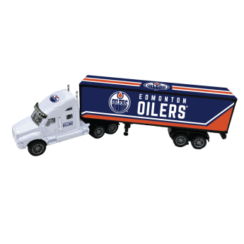 Edmonton Oilers ciężarówka 18-Wheeler Big Rig Truck White