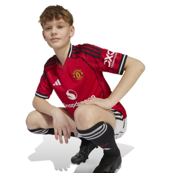 Manchester United dziecięca koszulka meczowa official replica 25/26 home