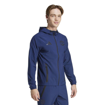 Manchester United męska kurtka z kapturem Vis Tech Travel navy