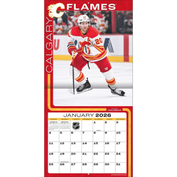 Calgary Flames kalendarz 2026 Wall