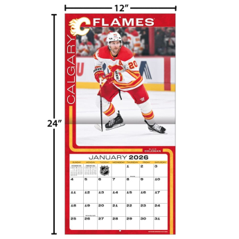Calgary Flames kalendarz 2026 Wall