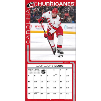 Carolina Hurricanes kalendarz 2026 Wall