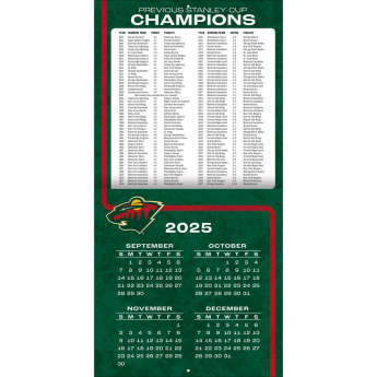 Minnesota Wild kalendarz 2026 Wall