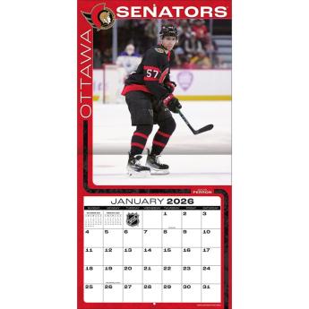 Ottawa Senators kalendarz 2026 Wall