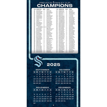 Seattle Kraken kalendarz 2026 Wall