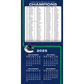 Vancouver Canucks kalendarz 2026 Wall