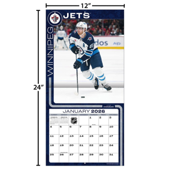 Winnipeg Jets kalendarz 2026 Wall