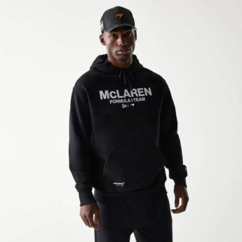 McLaren Honda męska bluza z kapturem NE wordmark balck F1 Team 2025