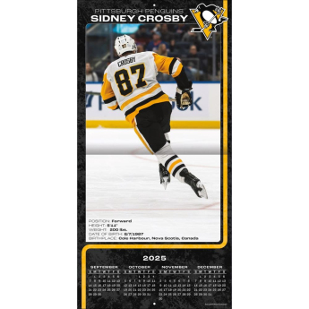 Pittsburgh Penguins kalendarz #87 Sidney Crosby 2026 Wall