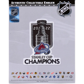 Colorado Avalanche naszywka 2022 Stanley Cup Champions Jersey Patch