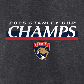 Florida Panthers koszulka męska 025 Stanley Cup Champions Give & Go Roster Heather Charcoal
