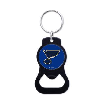 St. Louis Blues breloczek z otwierakiem Black Ring