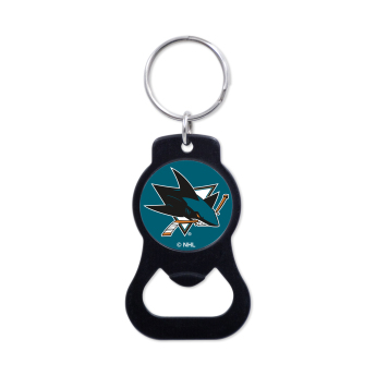 San Jose Sharks breloczek z otwierakiem Black Ring