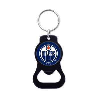 Edmonton Oilers breloczek z otwierakiem Black Ring