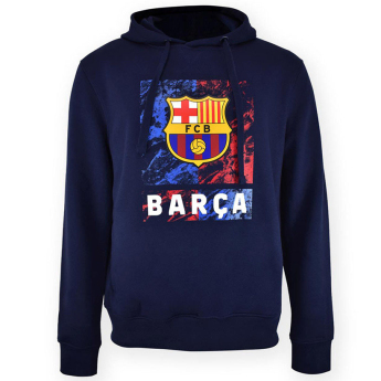 Barcelona męska bluza z kapturem Marble