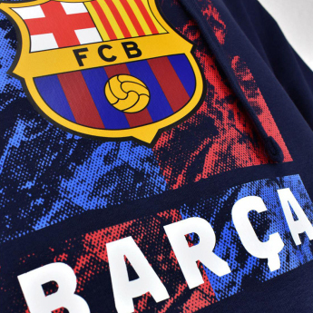 Barcelona męska bluza z kapturem Marble