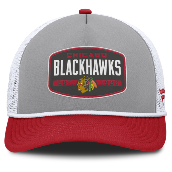 Chicago Blackhawks czapka baseballówka Course Adjustable Foam Front A-Frame Meshaback