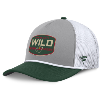 Minnesota Wild czapka baseballówka Course Adjustable Foam Front A-Frame Meshaback
