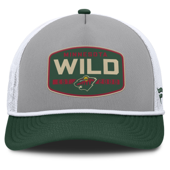 Minnesota Wild czapka baseballówka Course Adjustable Foam Front A-Frame Meshaback