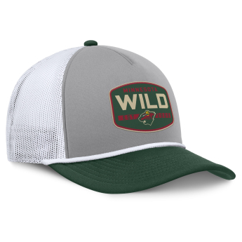 Minnesota Wild czapka baseballówka Course Adjustable Foam Front A-Frame Meshaback