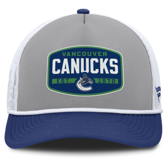 Vancouver Canucks czapka baseballówka Course Adjustable Foam Front A-Frame Meshaback